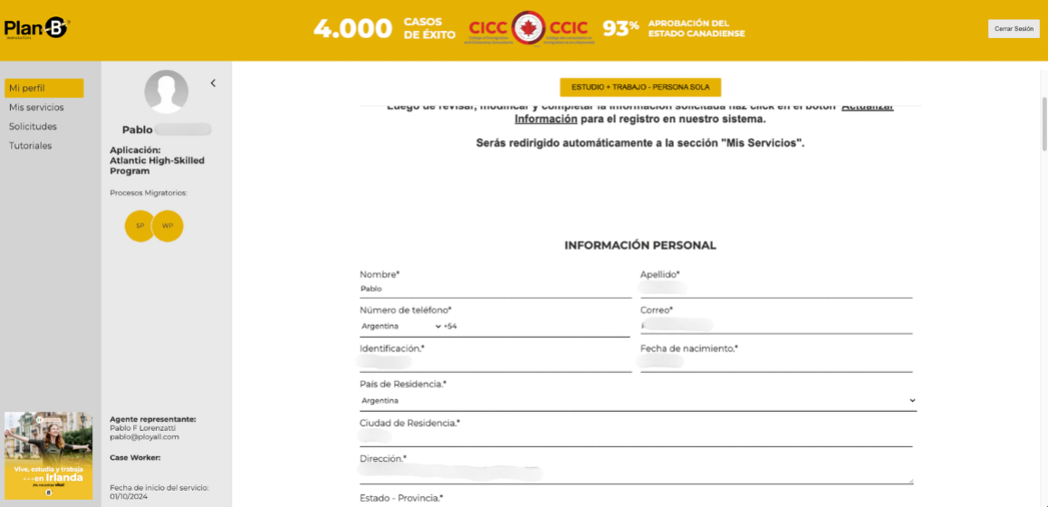 Consultoría migratoria Plan B Immigration — caso de éxito Servicios de Ploy Consultoría migratoria Plan B Immigration — caso de éxito Servicios de Ploy